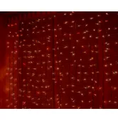 Гирлянда внешняя Lumion Curtain 912 Led 2х3 м черный/красный 2059-DЕ