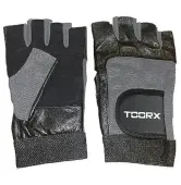 Перчатки для фитнеса Toorx из кожи и спандекса S Neri/Grigi (AHF-031)