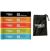 Набор резинок для фитнеса 1-18 кг TREX Sport TX-065RBV Разноцветный