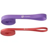 Резиновые петли 4,5-39 кг 2 шт U-Powex Power Band Red/Purple