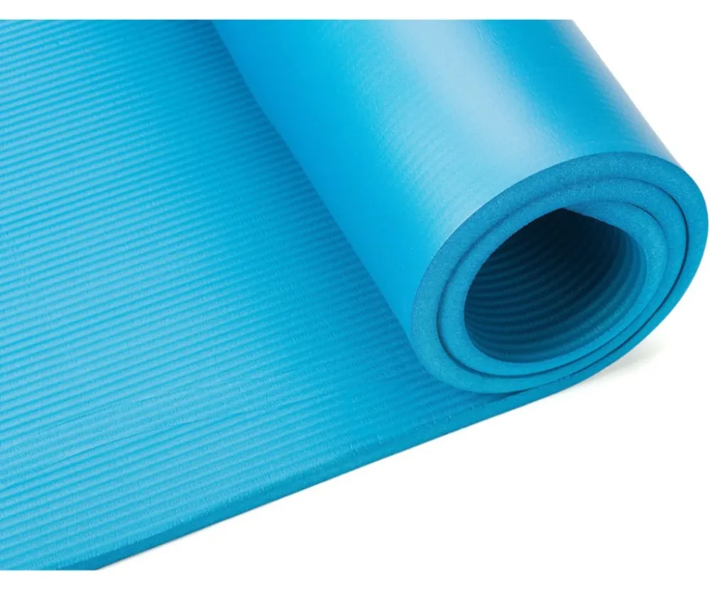 Мат для фитнеса и йоги Gymtek NBR 1,5 см голубой