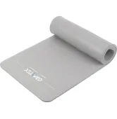 Мат для фитнеса и йоги Gymtek NBR 1,5 см серый