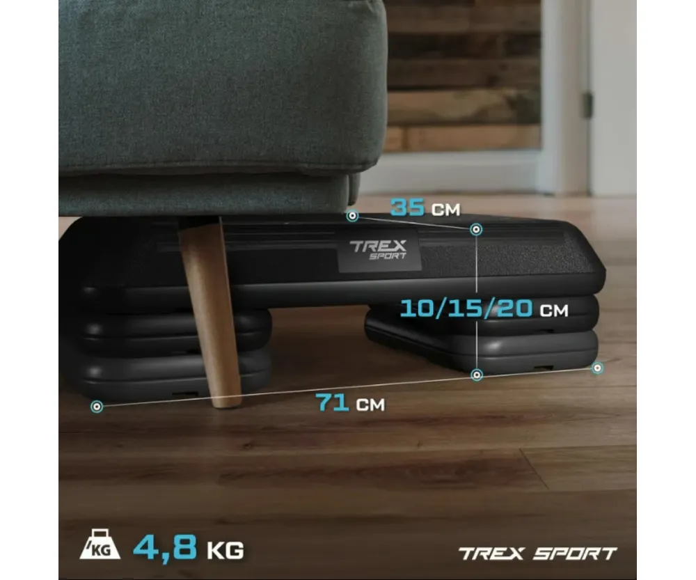 Степ-платформа 3 уровня Trex Sport TX-038PAS