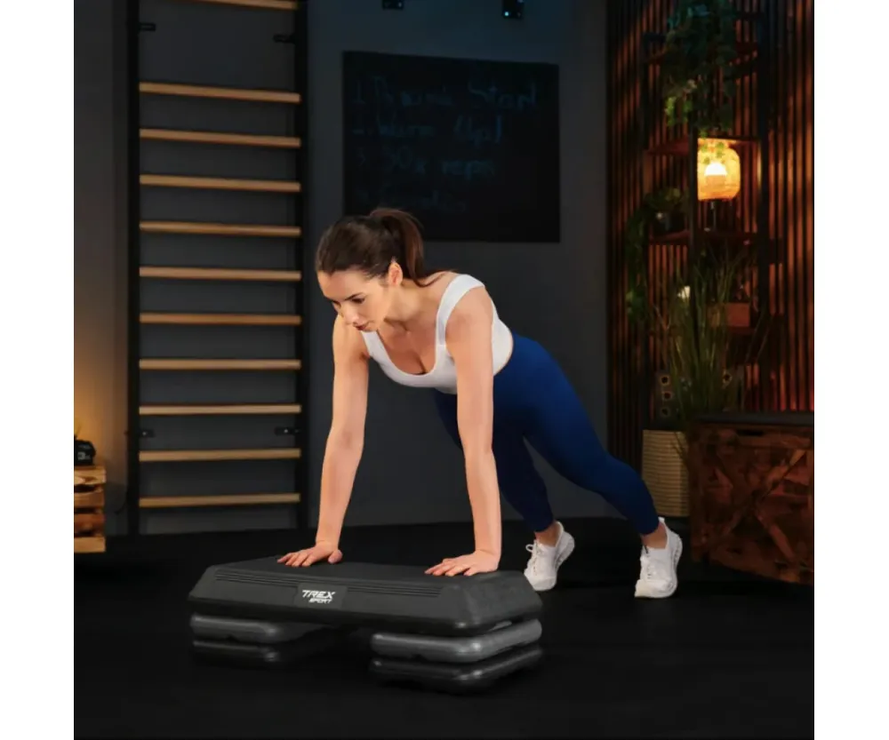 Степ-платформа 3 уровня Trex Sport TX-038PAS