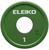 Диск малого веса Ø51 мм 1 кг Eleiko IWF (RC)