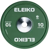 Диск тренувальний для важкої атлетики Ø51 мм 10 кг Eleiko IWF