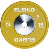 Диск тренувальний для важкої атлетики Ø51 мм 15 кг Eleiko IWF