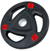 Диск олимпийский обрезиненный Ø51 мм 15 кг Generation Fitness RCP18-15 кг