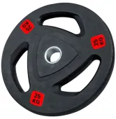 Диск олимпийский обрезиненный Ø51 мм 25 кг Generation Fitness RCP18-25 кг