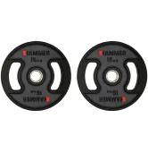 Диски олимпийские Ø50 мм 2 х 15 кг Hammer PU Weight Discs