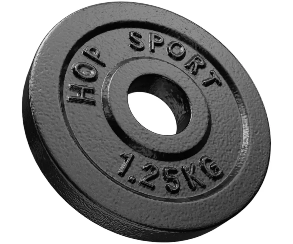 Сет из металлических дисков Ø31 мм 4 х 1,25 кг Hop-Sport Strong