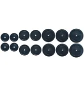 Набор дисков 110 кг (4х2,5 кг, 4х5 кг, 4х10 кг, 2х20 кг) на гриф Ø25, 30, 50 мм RN-Sport