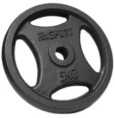 Диск металлический Ø26 мм 5 кг RN-Sport