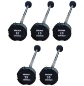 Набір прямих фіксованих штанг крок 10-30 кг Hammer Strength FF10-30TPP