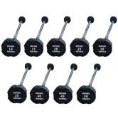 Набір прямих фіксованих штанг крок 10-50 кг Hammer Strength FF10-50TPP