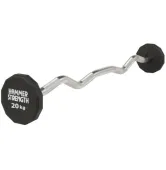 Штанга уретановая изогнутая 20 кг Hammer Strength FF20TPS