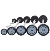 Набір вигнутих фіксованих штанг крок 5 вага 100 кг TechnoGym TGW-10-30 кг