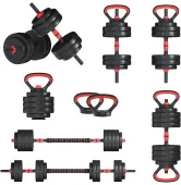 Гантели с функцией штанги 6в1 28 кг Fit-On