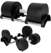 Гантели регулируемые 4-36 кг, шаг 4 кг, 2 шт Fit-On Select