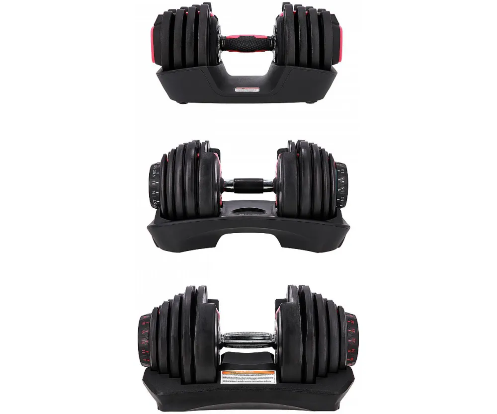 Гантели наборные касетные Fit-On Flex 1-18 кг, 2 шт