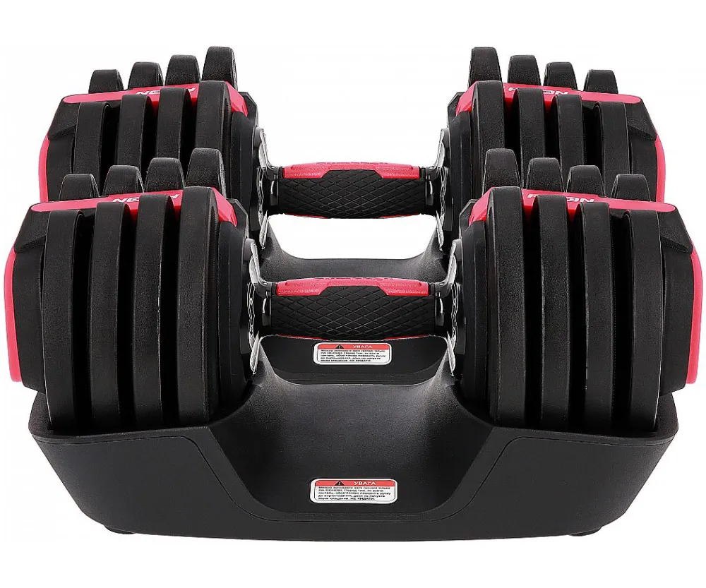 Гантели наборные касетные Fit-On Flex 1-18 кг, 2 шт