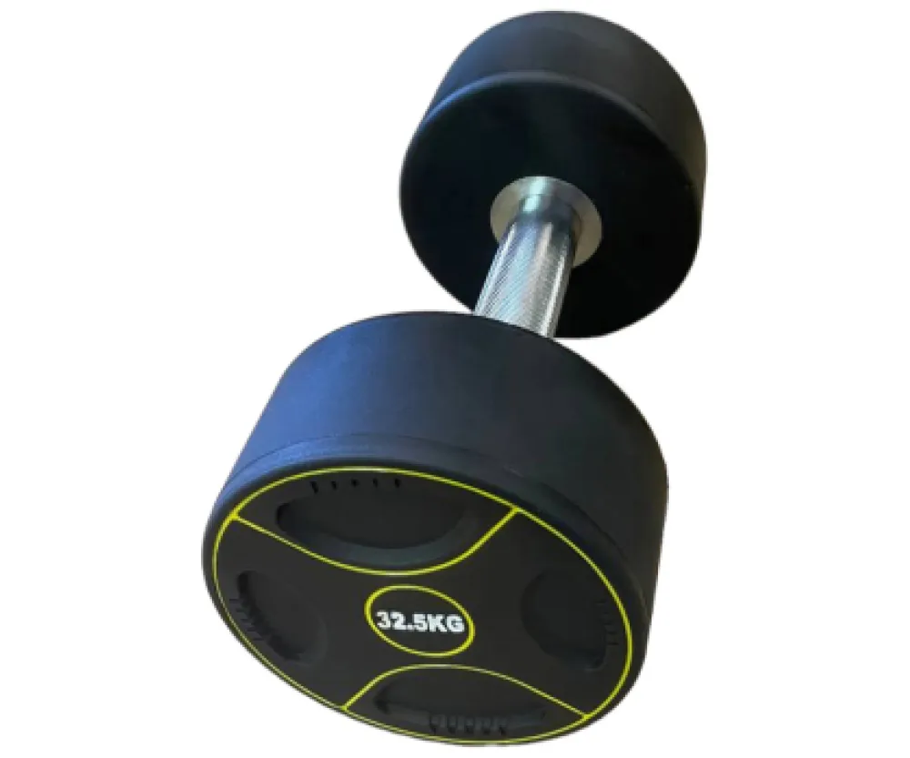 Гантель з уретановим покриттям 32,5 кг Generation Fitness FF51D4B-32,5 кг