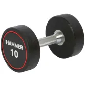Гантель профессиональная 10 кг Hammer Compact PU