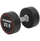 Гантель профессиональная 22,5 кг Hammer Compact PU