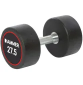 Гантель профессиональная 27,5 кг Hammer Compact PU