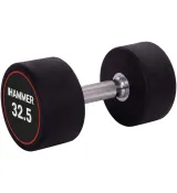 Гантель профессиональная 32,5 кг Hammer Compact PU