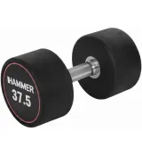 Гантель профессиональная 37,5 кг Hammer Compact PU