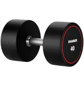 Гантель професійна 40 кг Hammer Compact PU