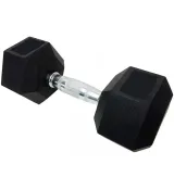 Гантель шестигранна обгумована 1 кг HouseFit DD 6442-1