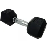 Гантель шестигранная обрезиненная 7 кг HouseFit DD 6442-7