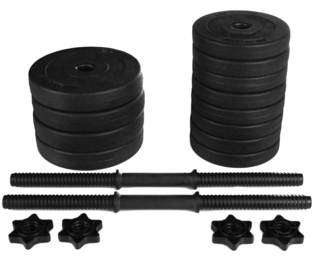 Гантели композитные 2 х 11 кг RN-Sport с ABS покрытием