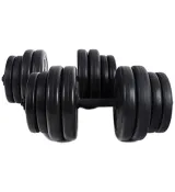 Гантелі композитні 2 х 16 кг RN-Sport з ABS покриттям