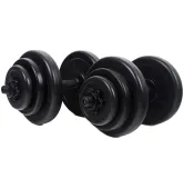 Гантели композитные 2 х 18 кг RN-Sport с ABS покрытием