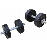 Гантели обрезиненные наборные 2 х 11 кг RN-Sport