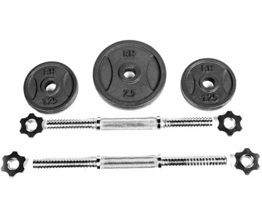 Гантели разборные металлические 2 х 21 кг RN-Sport