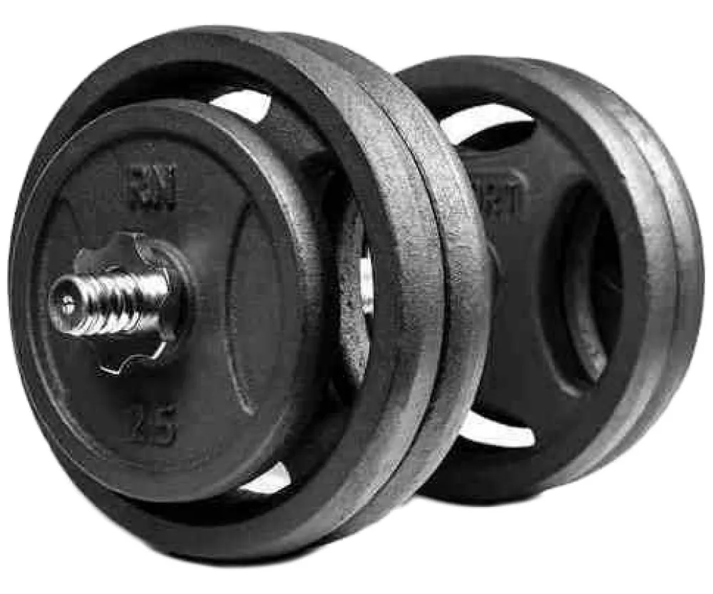 Гантели разборные металлические 2 х 26 кг RN-Sport