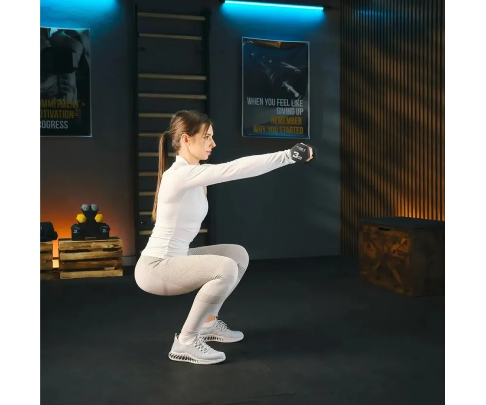Гантели для фитнеса неопреновые 2 x 1 кг Trex Sport TX-010VD