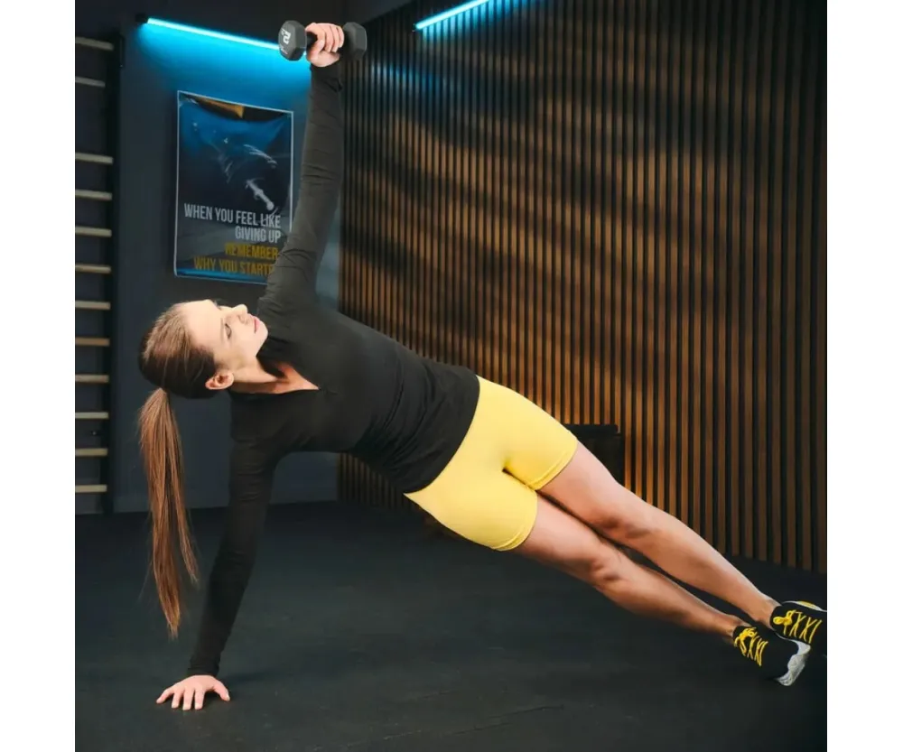 Гантели для фитнеса неопреновые 2 x 1 кг Trex Sport TX-010VD