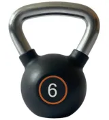 Гиря чугунная обрезиненная 6 кг Generation Fitness FF51F3-6kg