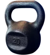 Гиря чугунная 20 кг цвет черный RN-Sport