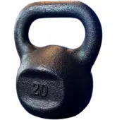 Гиря чугунная 20 кг цвет черный RN-Sport