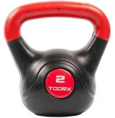 Гиря виниловая Toorx PVC 2 кг Black-Orange (KRP-2)