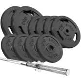 Набор Hop-Sport Strong 59 кг с прямым грифом