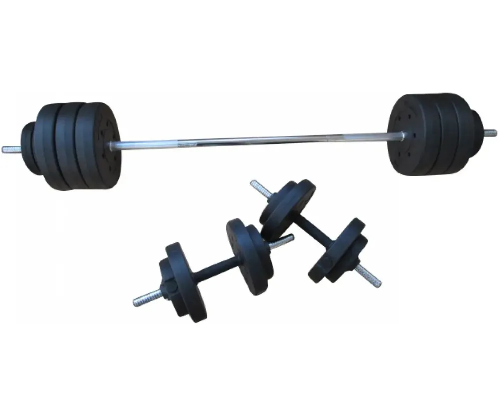 Штанга и 2 гантели в наборе композит 50 кг HouseFit GBCD 50