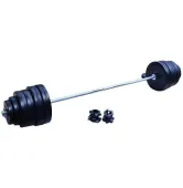 Штанга олимпийская 120 кг с прямым грифом RN-Sport