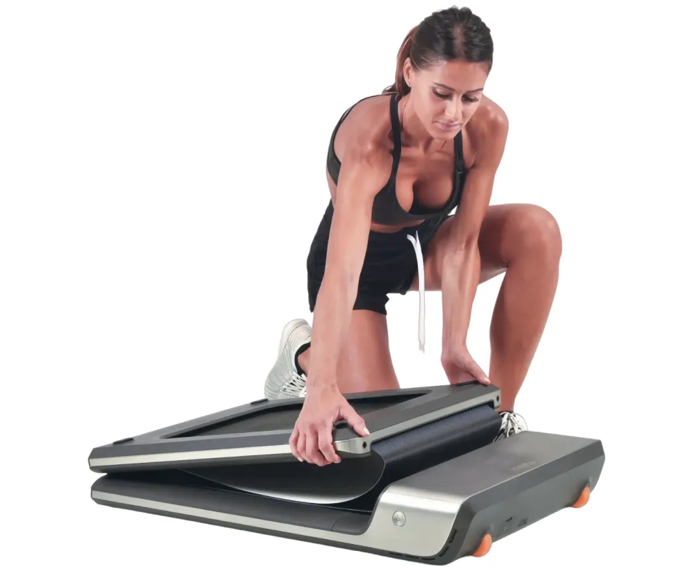 Беговая дорожка Toorx Treadmill WalkingPad with Mirage Display Mineral Grey